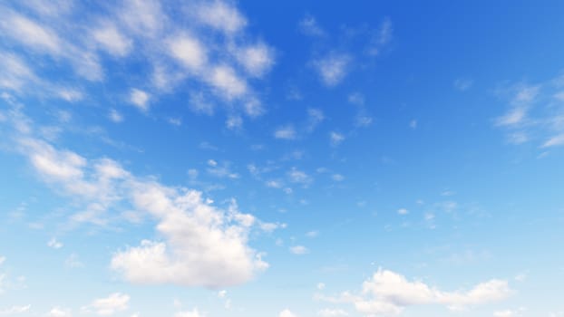 Cloudy blue sky abstract background, blue sky background with tiny clouds, 3d illustration