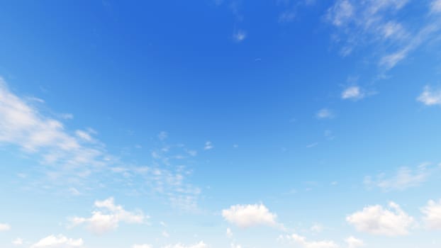 Cloudy blue sky abstract background, blue sky background with tiny clouds, 3d illustration