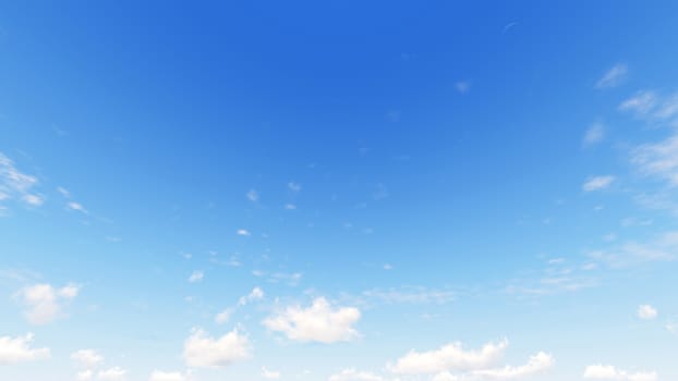 Cloudy blue sky abstract background, blue sky background with tiny clouds, 3d illustration