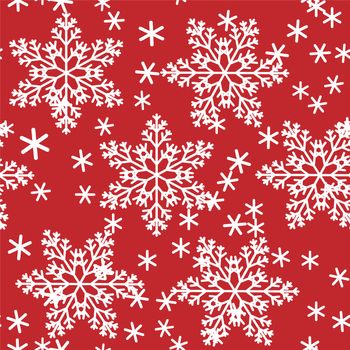 Abstract seamless background design cloth texture with snowflakes. Creative endless fabric pattern with shapes of small icy crystal shape. Simple soft graphic tile images for wallpaper.