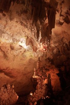 Cueva de las Maravillas. Cave of Wonders - one of the main natural attractions of the Dominican Republic preserved in its original form