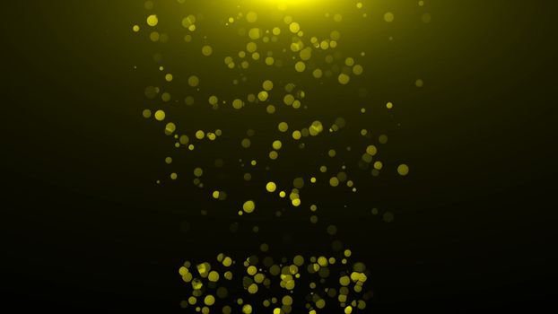 Abstract background with flickering Underwater bubbles. 3d rendering
