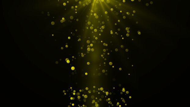 Abstract background with flickering Underwater bubbles. 3d rendering