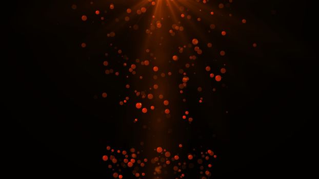 Abstract background with flickering Underwater bubbles. 3d rendering