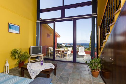 interior of a traditional apartment close to the sea