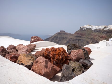 Santorini island in cyclades, Greece