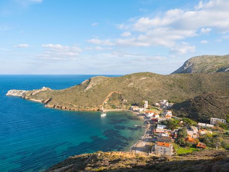 Fishing Village in Mani region of Laconia, Peloponnese,Greece