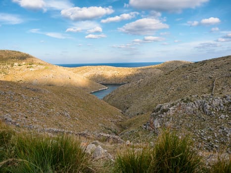 Landscape of Mani region in Laconia Peloponnese,Greece