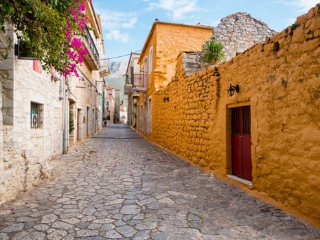 Traditional village of Aeropoli,
Laconia, Peloponnese, Greece