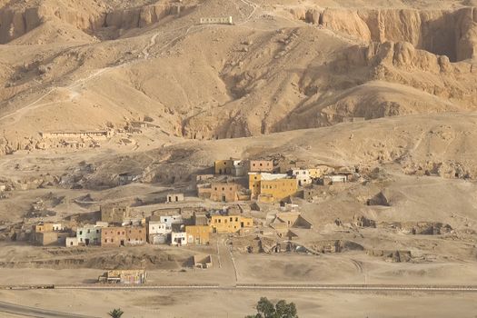 A bird's eye view of the ancient Egyptian sights and terrain