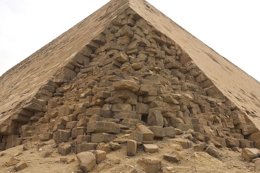 Pyramids of giza. Great pyramids of Egypt. The seventh wonder of the world. Ancient megaliths