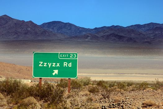 Zzyzx is the last word in the dictionary and is a road in the california desert.
