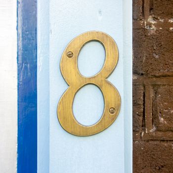 House number eight (8)