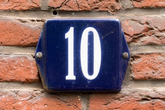 House number ten (10)