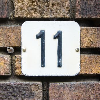 House number eleven (11)