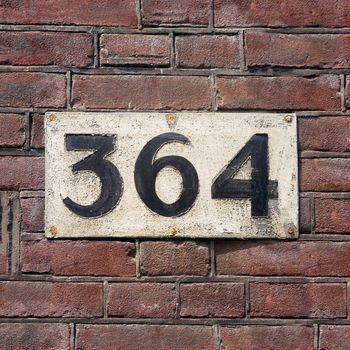 Old house number three hundred and sixty four (364)