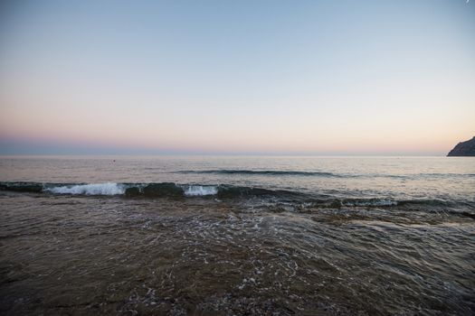 Evening at Alanya coast, Turkey