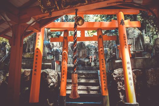 Fushimi Inari Taisha torii shrine, Kyoto, Japan