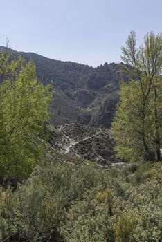 the mountains of andalusia in spain near Zuheros Village