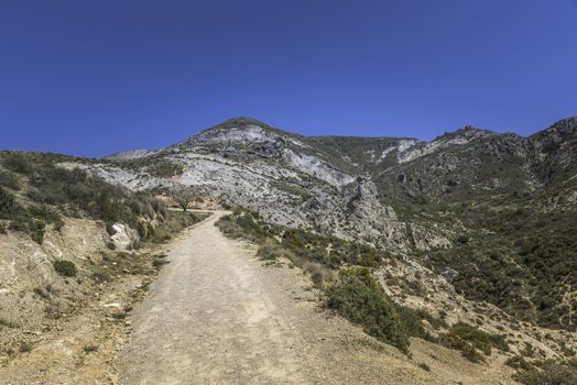 the mountains of andalusia in spain near Zuheros Village