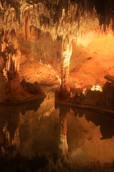 Cueva de las Maravillas. Cave of Wonders - one of the main natural attractions of the Dominican Republic preserved in its original form