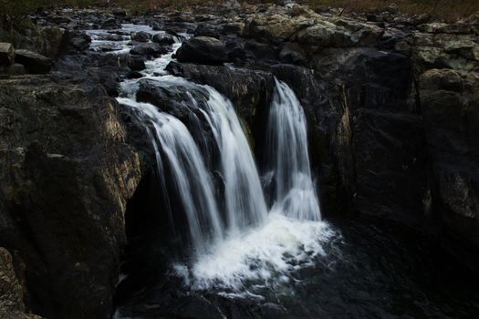 The Gorge waterfall and creek in Heifer Station, New South Wales.