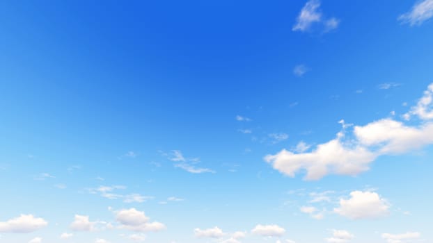 Cloudy blue sky abstract background, blue sky background with tiny clouds, 3d illustration