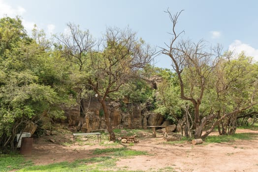 A camping site in the Koranna Mountain near Excelsior in the Free State Province of South Africa
