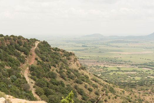 A 4x4 road on the Koranna Mountain near Excelsior, a small town in the Free Strate Province