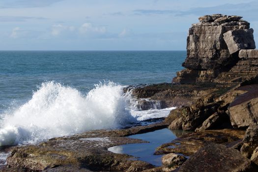 View of the Jurassic Coastline in Dorset