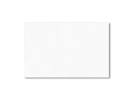Blank business card mockup template isolated on white