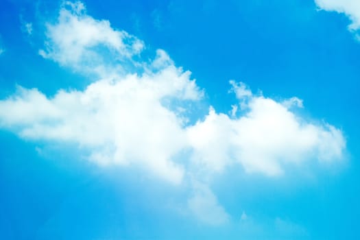 Light cloud with blue sky