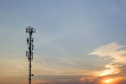 Mobile phone communication tower transmission  signal  leash