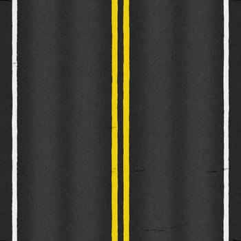 Illustration of a typical asphalt road texture seamless