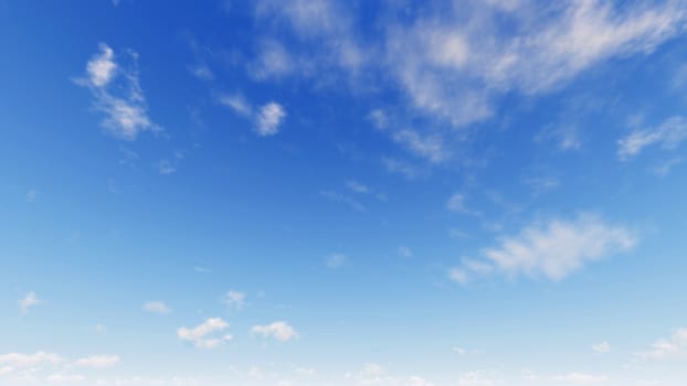 Cloudy blue sky abstract background, blue sky background with tiny clouds, 3d illustration