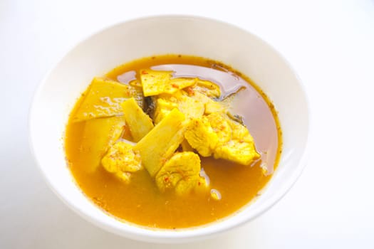 An Orange-Curry Kaeng som is Thai Food.