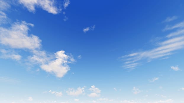 Cloudy blue sky abstract background, blue sky background with tiny clouds, 3d illustration