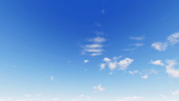 Cloudy blue sky abstract background, blue sky background with tiny clouds, 3d illustration