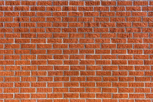 Red brick wall texture with white jointure