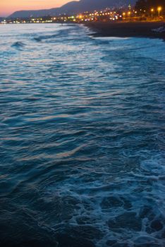 Evening at Alanya coast, Turkey