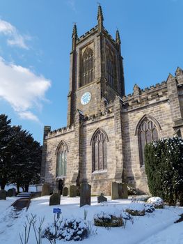 EAST GRINSTEAD, WEST SUSSEX/UK - FEBRUARY 27 : St Swithun's Church in East Grinstead on February 27, 2018