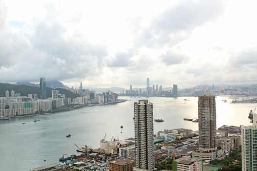 Hong Kong and modern buildings