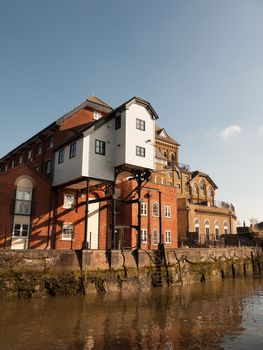 colchester old water mill large house estate famous architecture; essex; england; uk