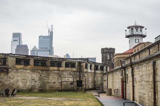 Historic Eastern State Penitentiary in Philadelphia, Pennsylvania
