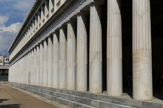 The Temple of Hephaestus at the Ancient Agora of Athens, Greece