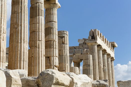 The Parthenon at the Acropolis in Athens, Greece