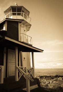 Picture of an old lighthouse that is already out of use