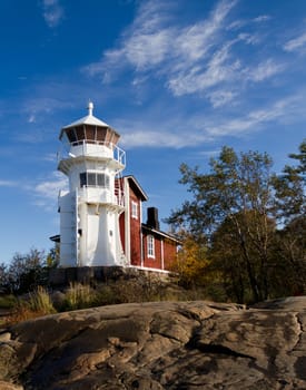 Picture of an old lighthouse that is already out of use