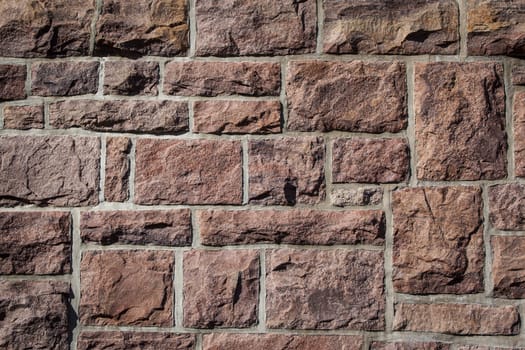 Piece of old stone wall. Picture is taken from old church.