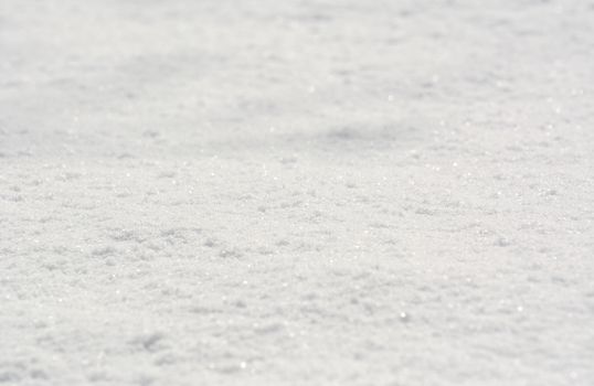 Fresh untouched snow in winter as an abstract background 